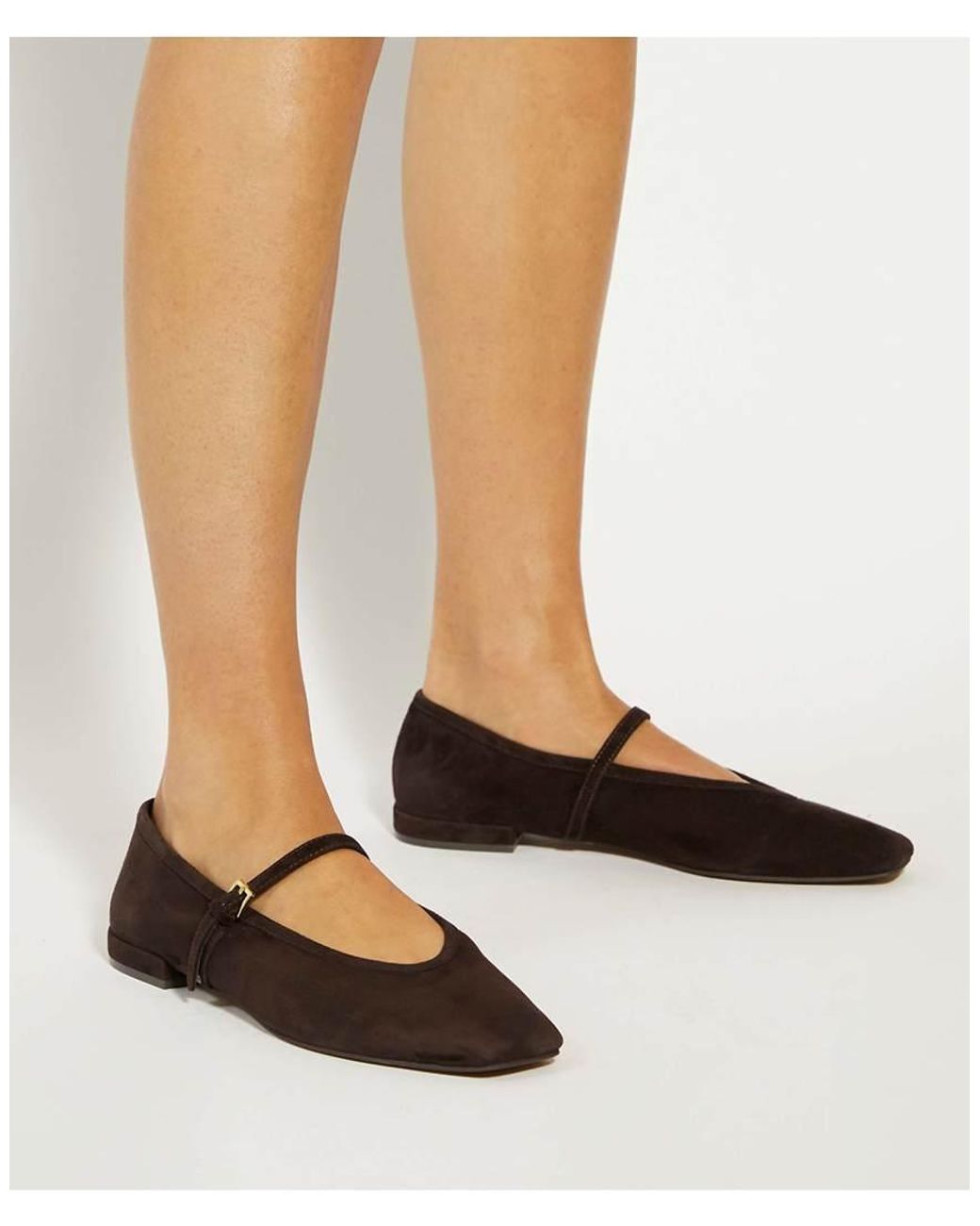 Dune White Hearthrob Ballet Pumps