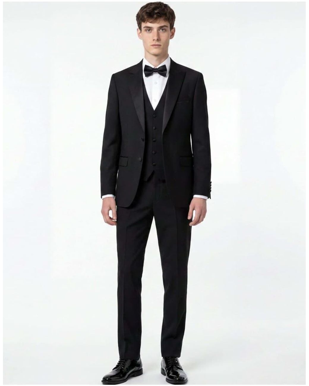 Harry Brown White Raffi Tux Suit Trousers for men