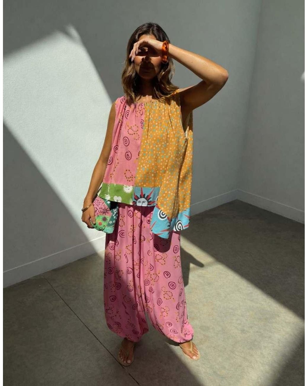 Never Fully Dressed Pink Balloon Trouser Co-Ord