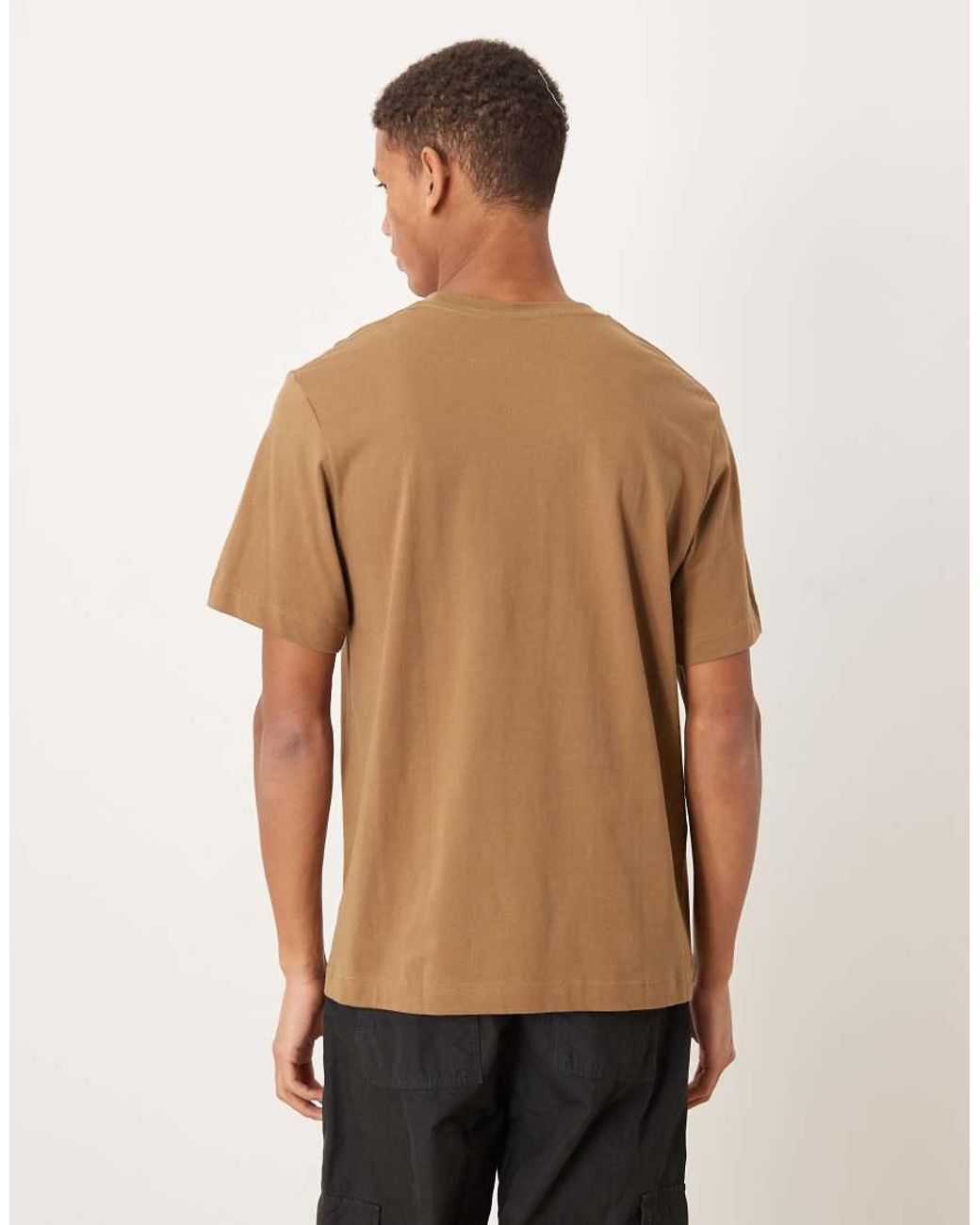 ARKET Brown Midweight Jersey T-shirt for men