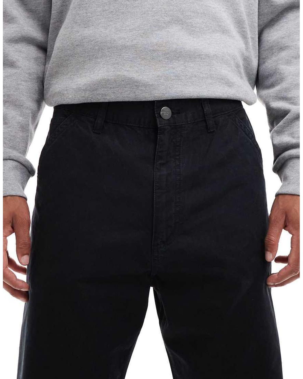 Jack & Jones Gray Loose Fit Worker Trouser for men