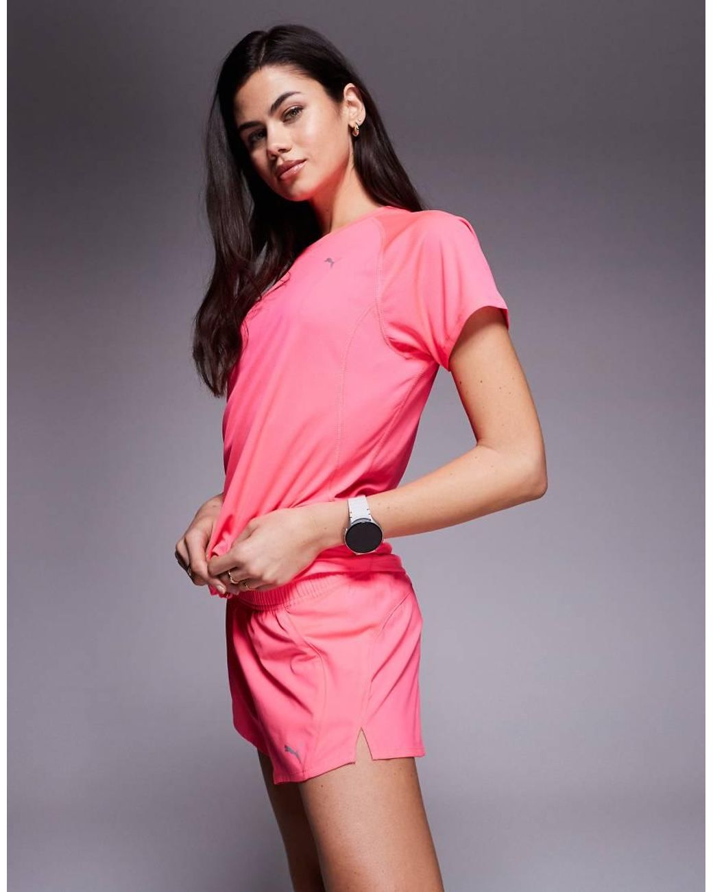 PUMA Pink Run Velocity 3" Shorts