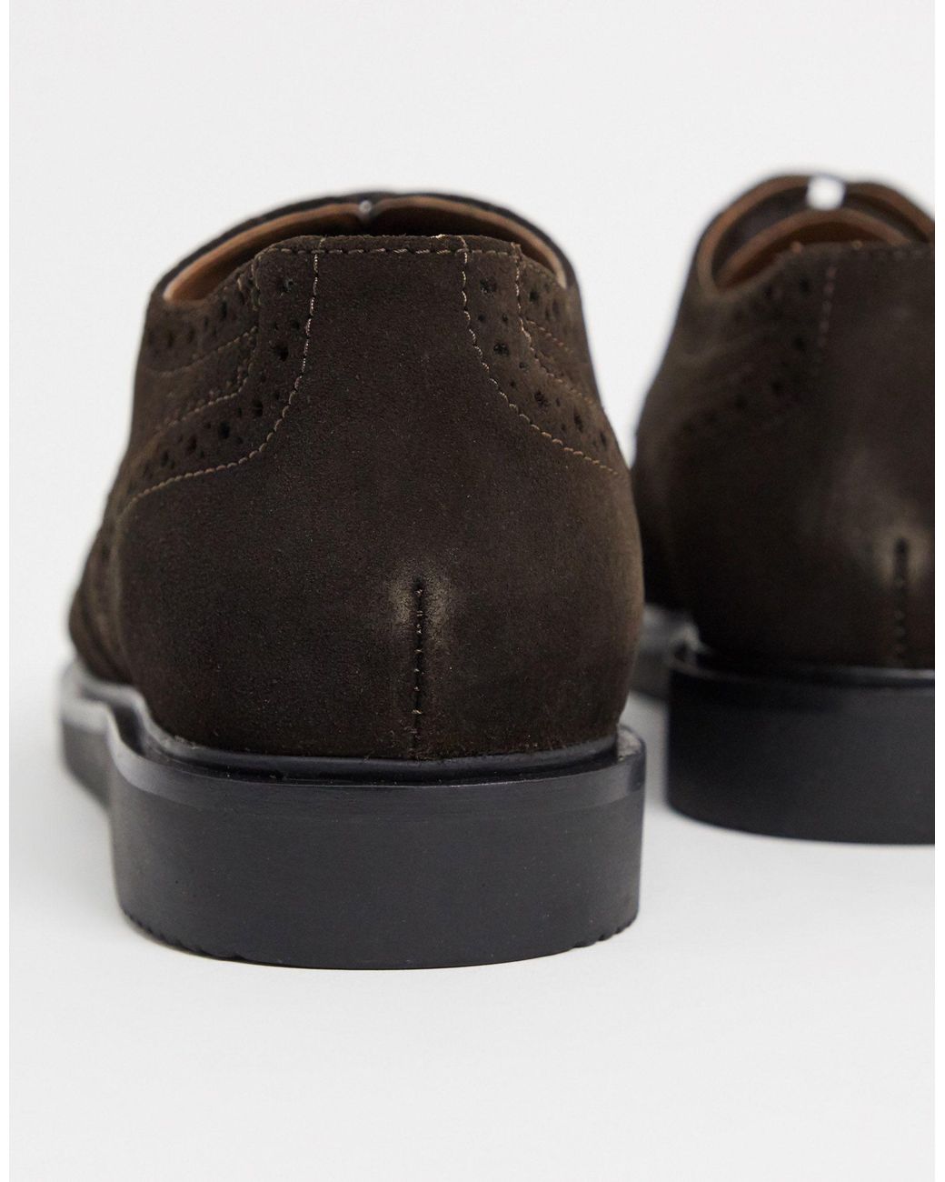 H by Hudson Calverston Brogues in Brown 
