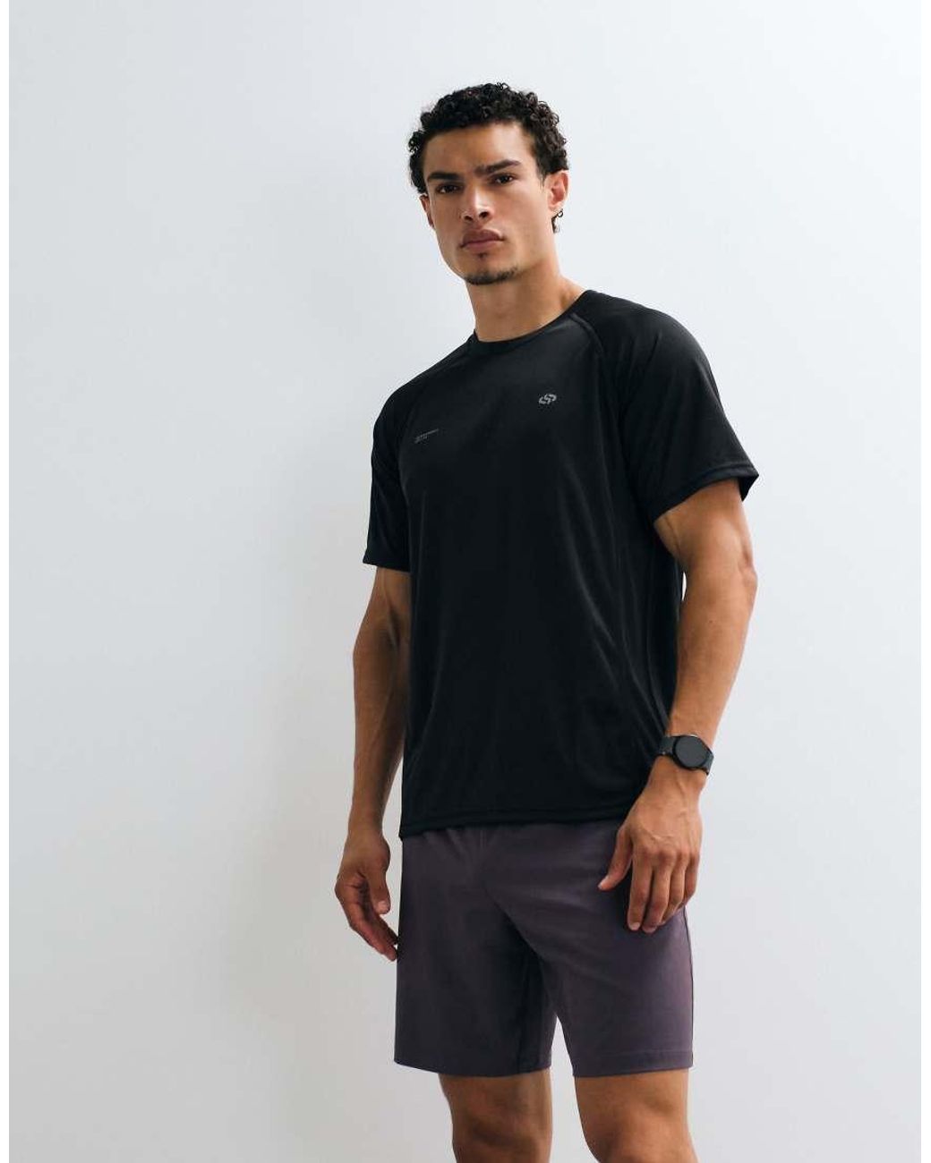 Jack & Jones Blue Sports Lightweight Mesh Training T-shirt for men