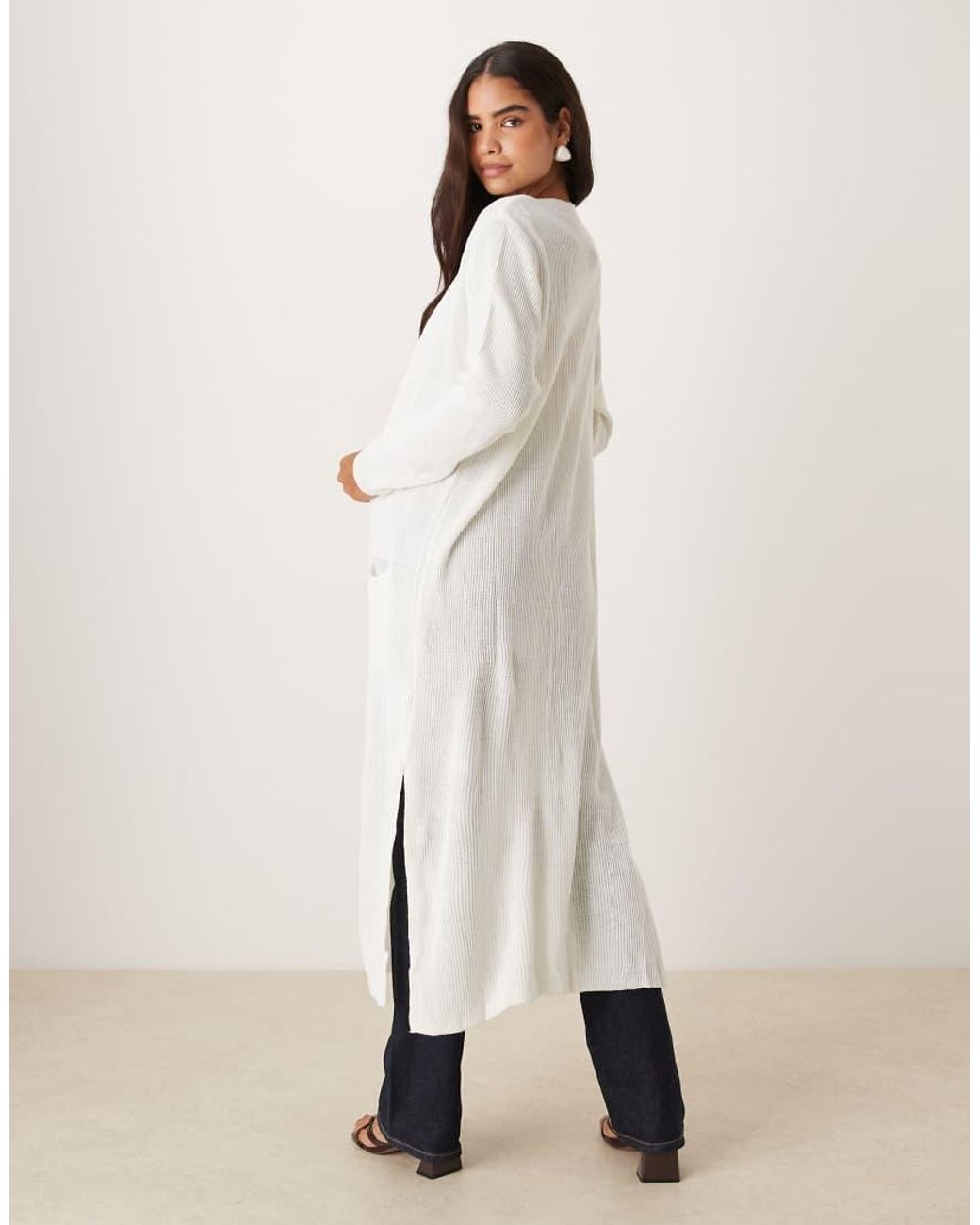 Glamorous Natural Long Cardigans