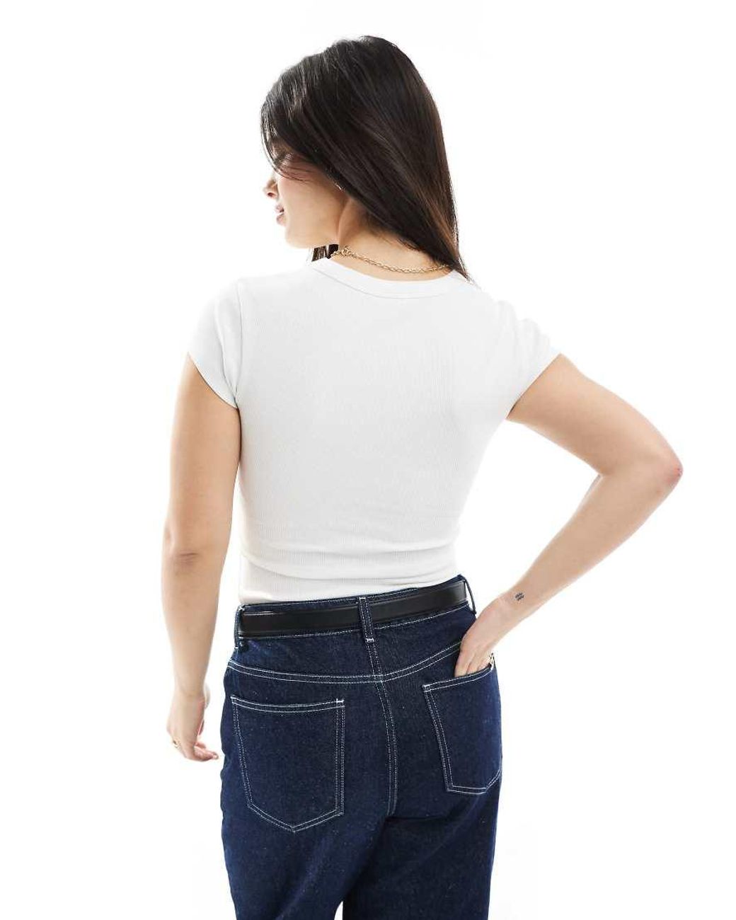 ASOS Green Baby Tee With Cocktail Graphic