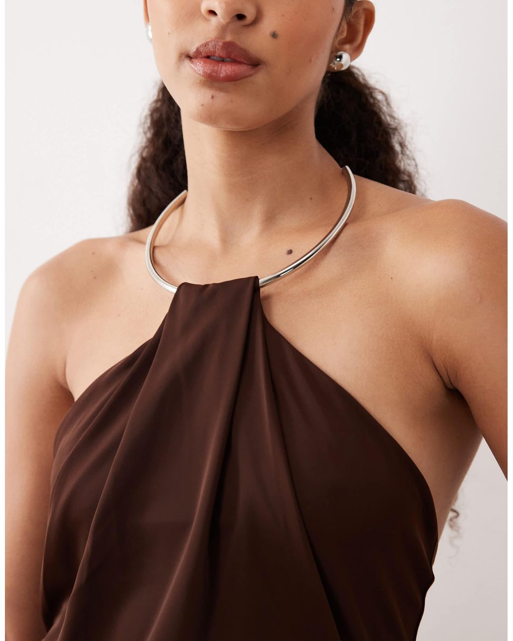 Mango Brown – maxikleid