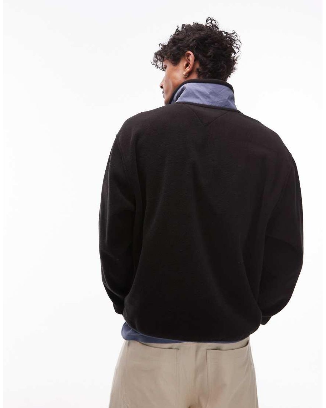 Tommy Hilfiger Blue Panelled Polar Fleece for men