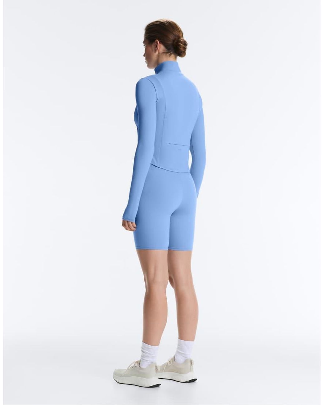 Oysho Blue Short Light Touch Technical Jacket