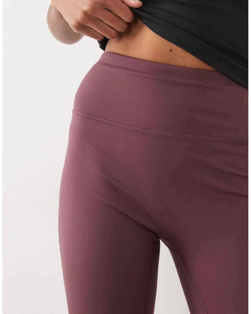 4505 Purple Tall Icon High Waist Slim Kick Yoga legging