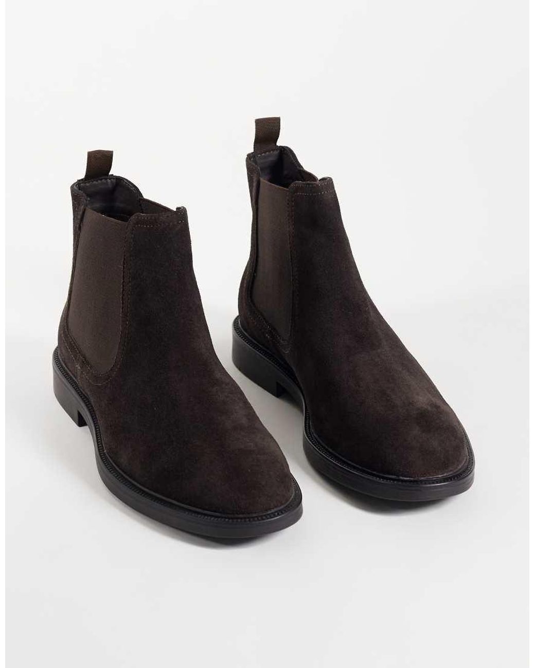 ASOS Black Premium Chelsea Boots for men