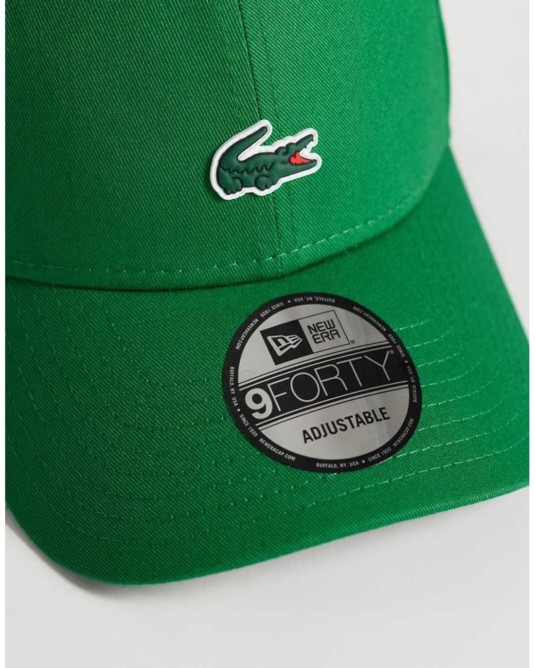 Lacoste Green New Era Cap for men