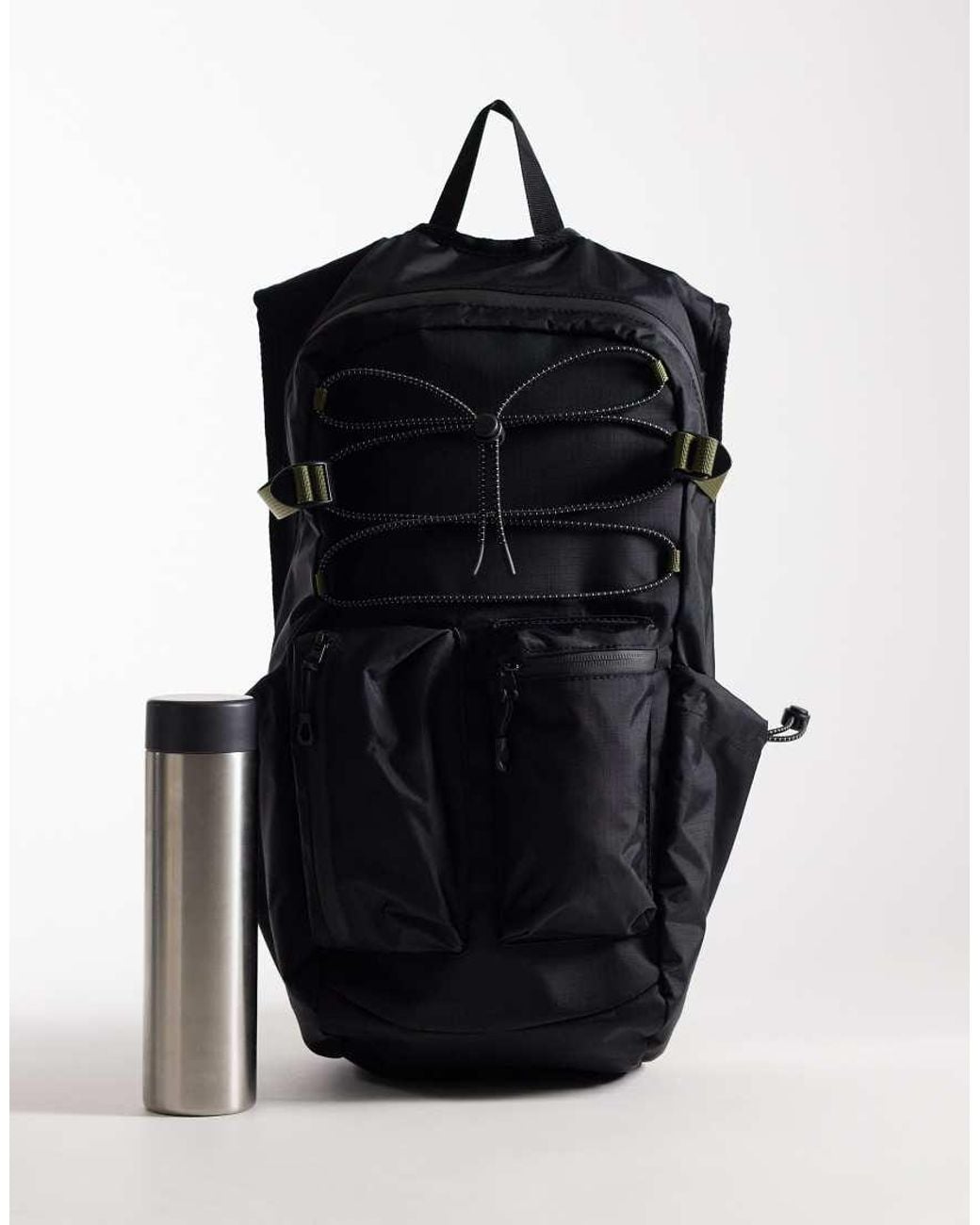 ASOS Black Techy Backpack for men