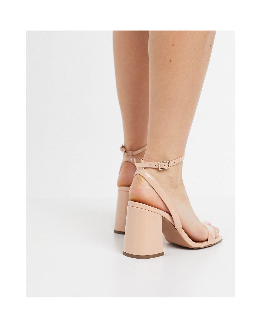 wide fit nude sandals