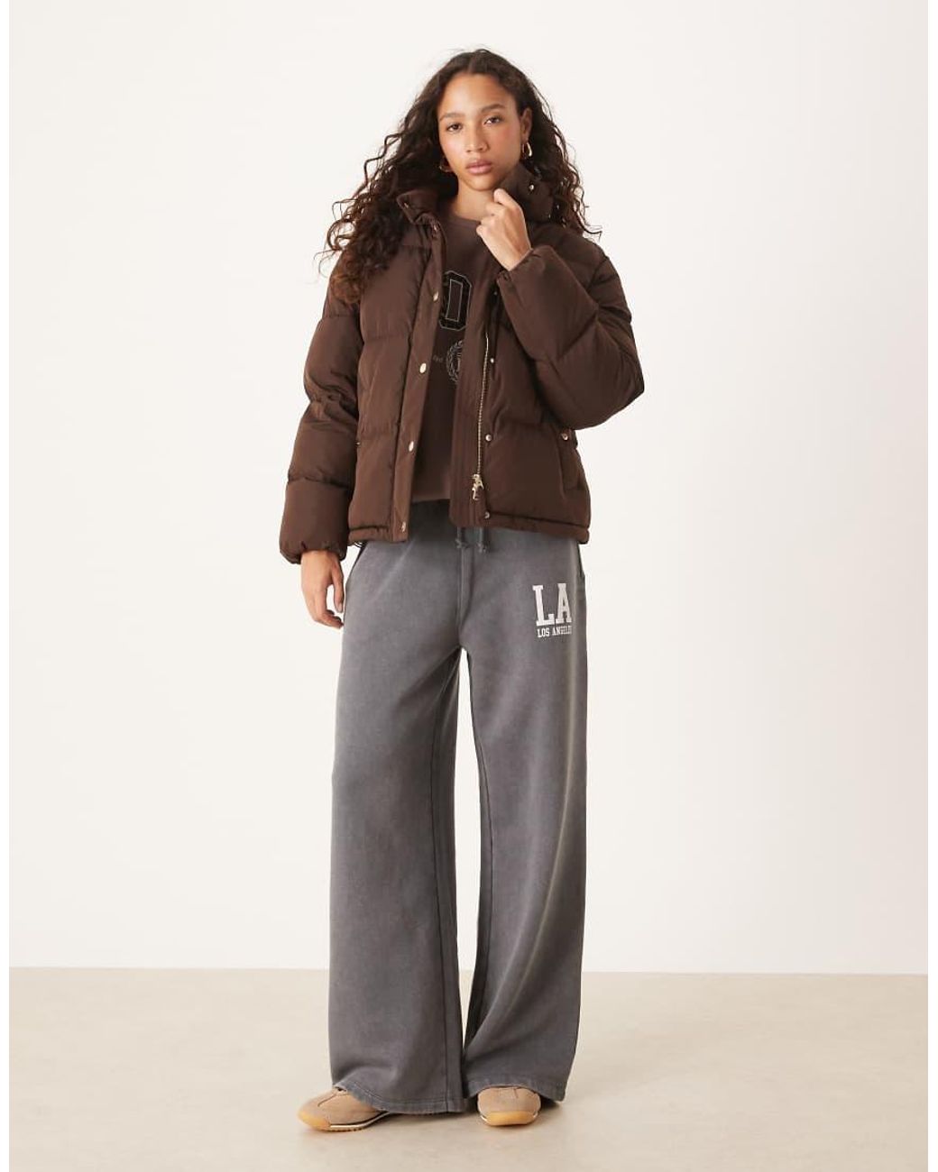 Gant Brown Active Cloud Padded Jacket