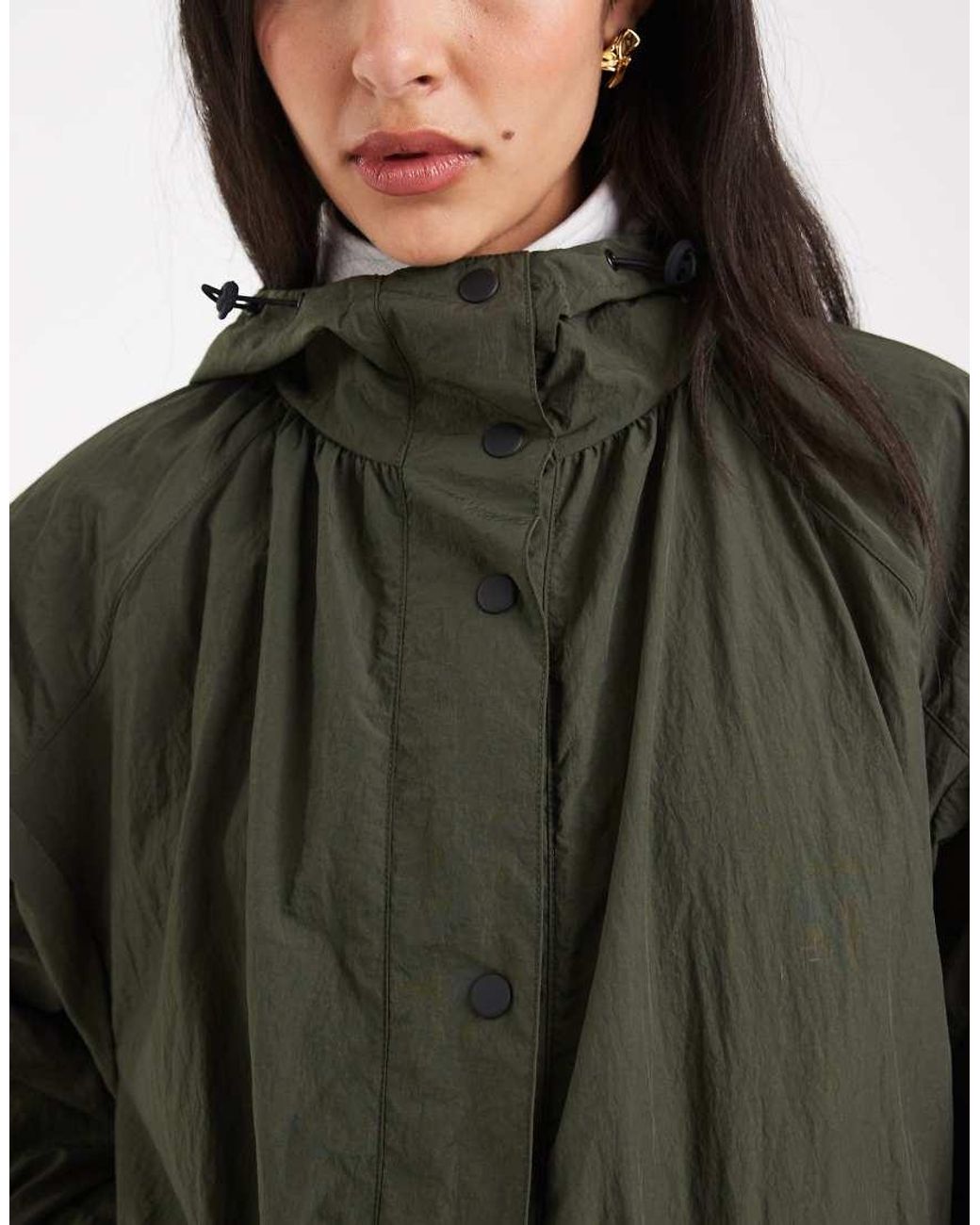 Levi's White Oversized Lightweight Parka