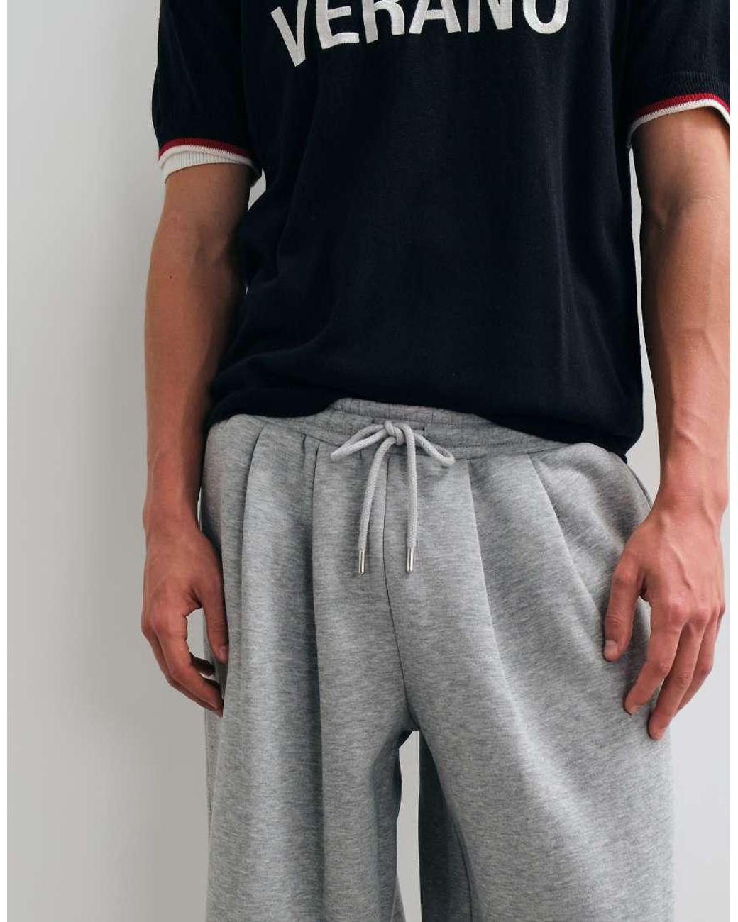 ASOS Gray Oversized Balloon jogger for men