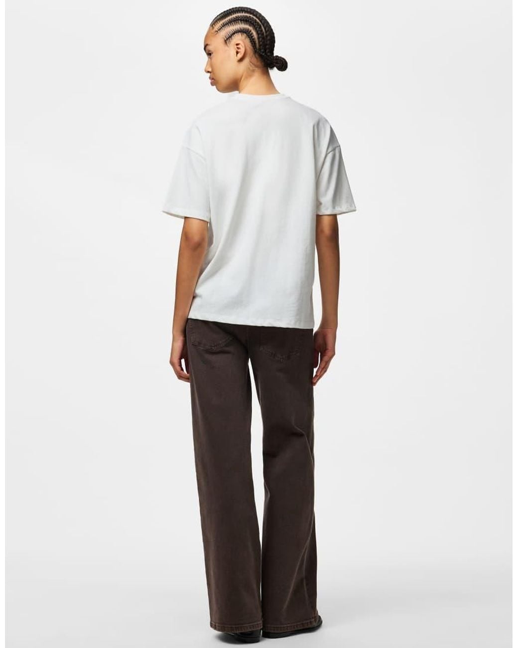 Pieces White T-Shirt