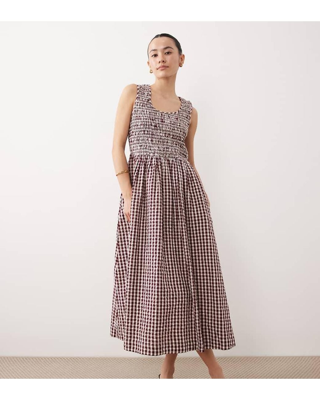 Nobody's Child Petite Purple Kinsley Cotton Midaxi Dress