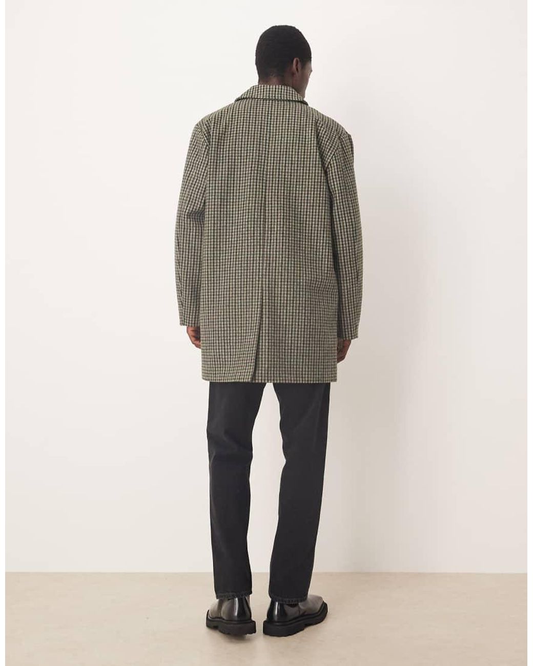 ASOS Natural Mid Length Carcoat for men