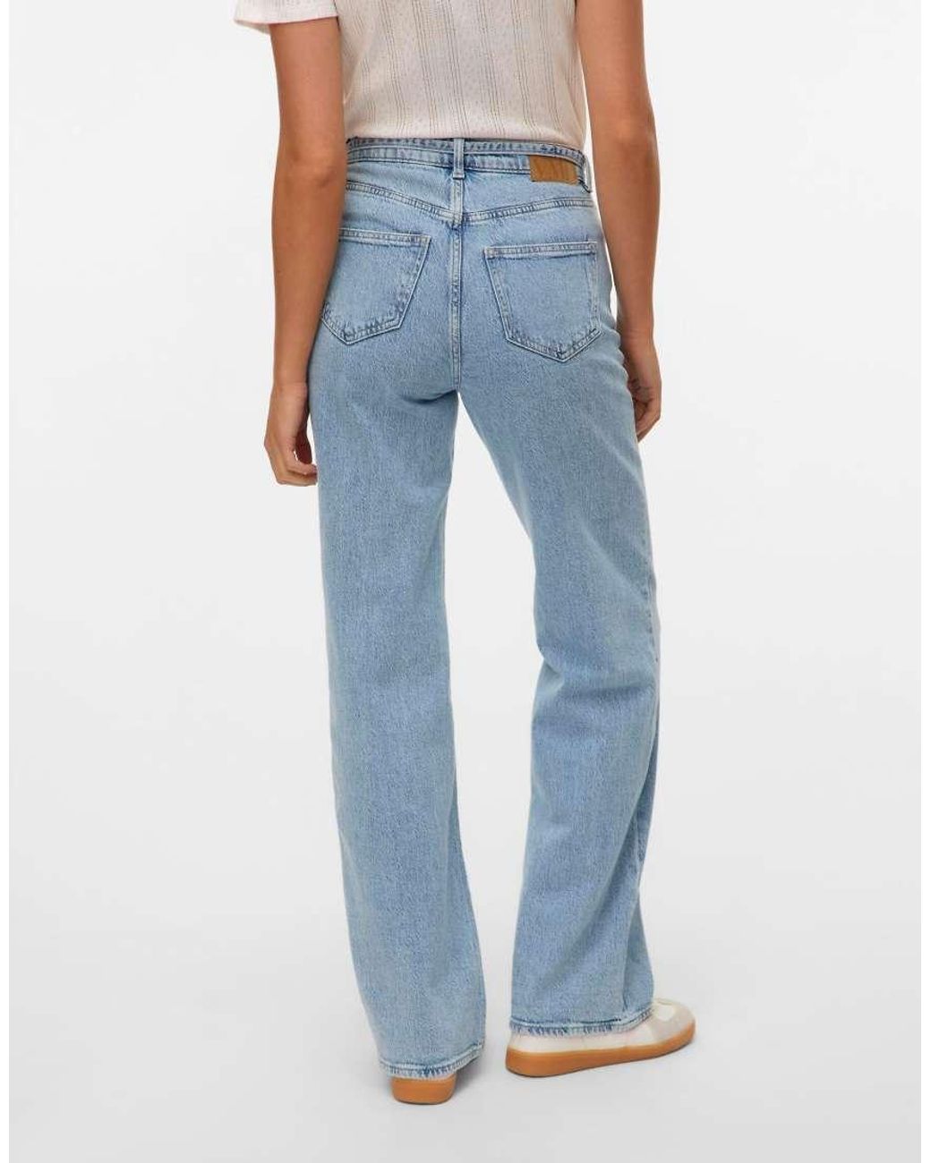 Vero Moda Blue Wide-Fit Jeans