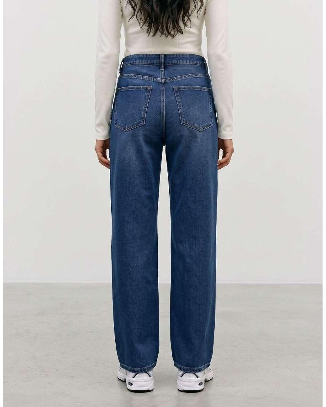 Vero Moda Blue Wide-fit Jeans
