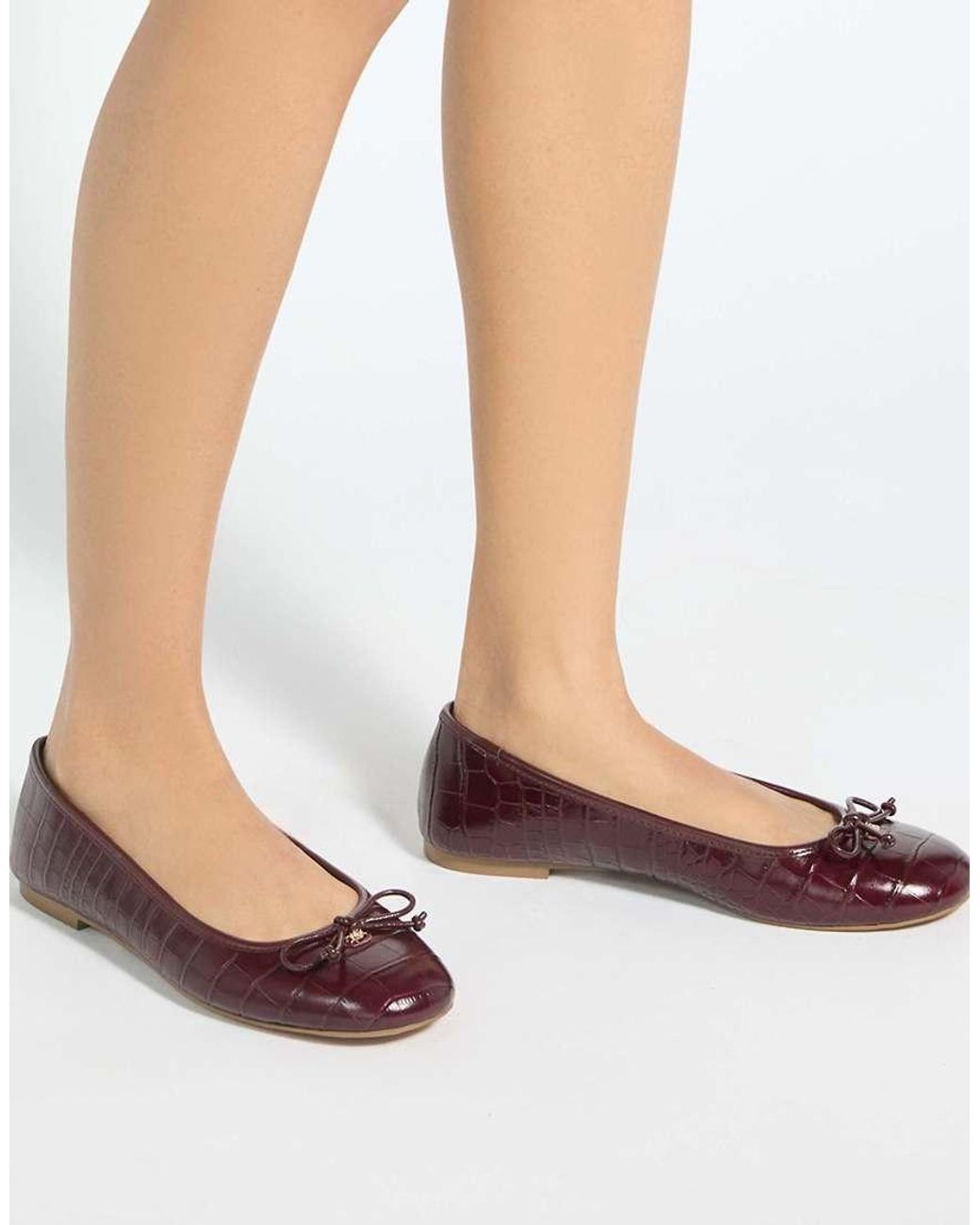 Dune Brown Helenne Ballet Pumps