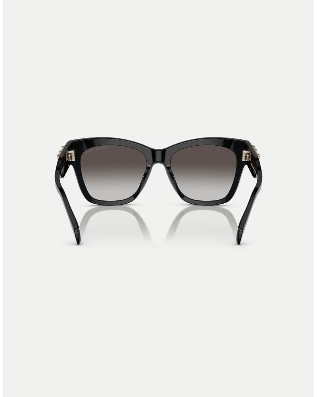Michael Kors Black Empire Square Butterfly Sunglasses With Lens
