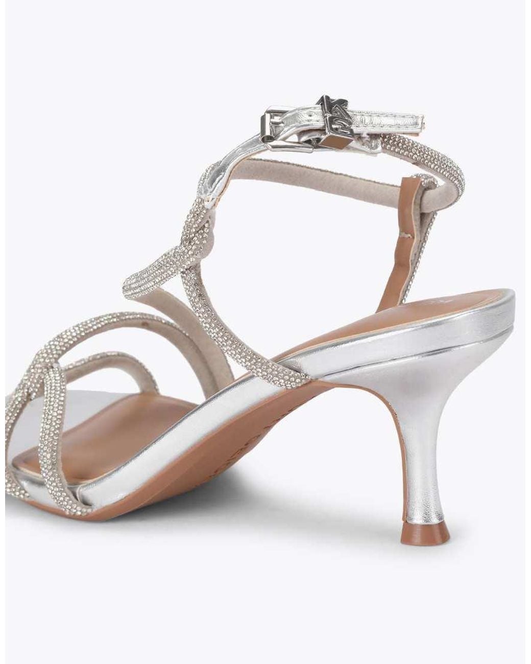 KG by Kurt Geiger Metallic Audrey2 Heeled Sandals