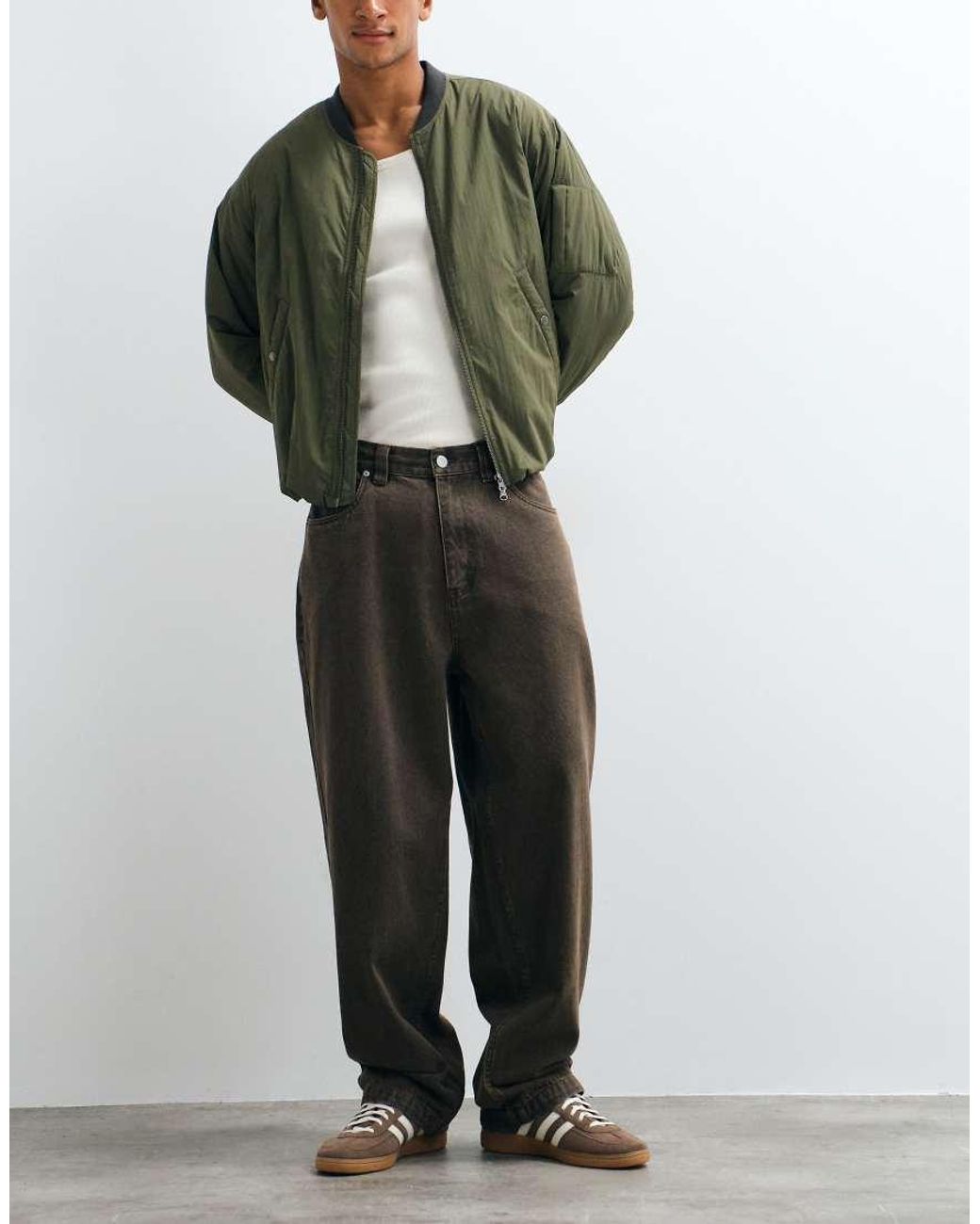 Santa Cruz Green Loose Fit Jeans for men