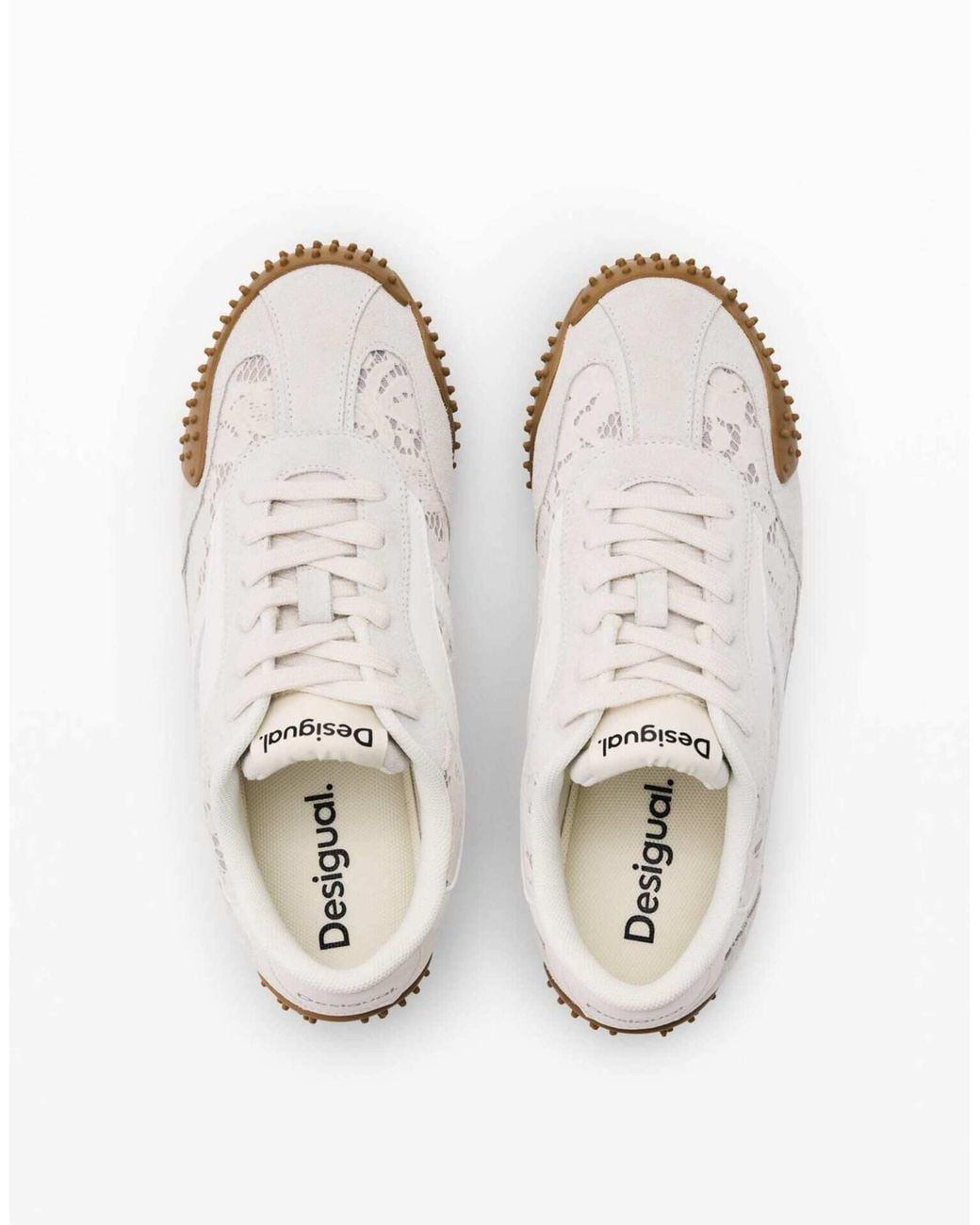 Baskets combinées Desigual en coloris White