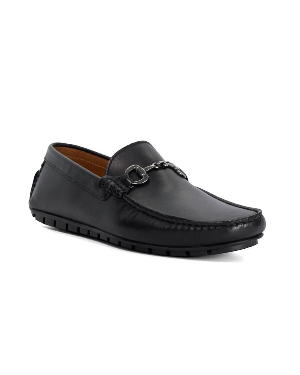 Dune Black Brackon Moccasins for men