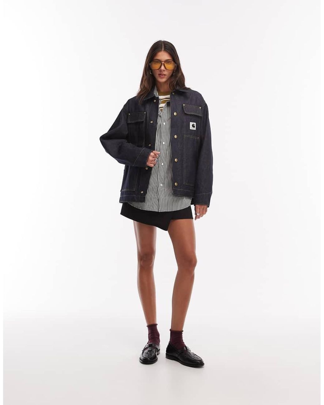 Carhartt Black Og Arctic Co-ord Rigid Denim Jacket