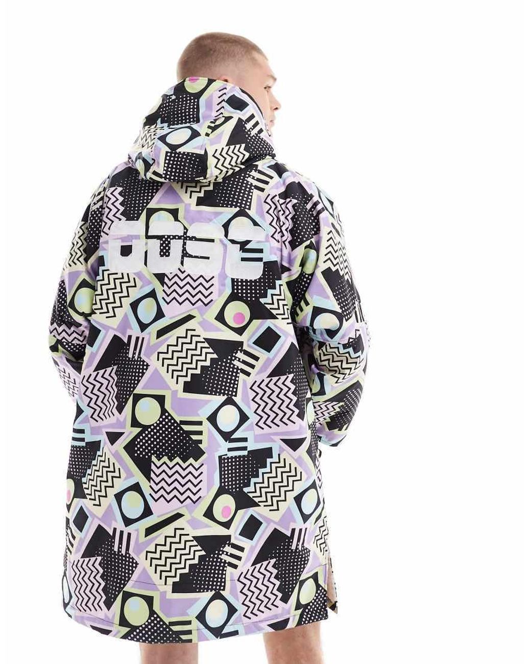 OOSC Black Saved By The Bell With Cream Sherpa Changing Robe