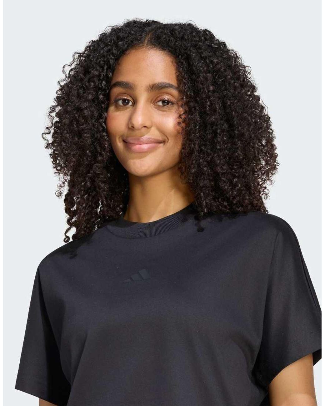 Adidas Originals Blue Soft Lux Loose Tee