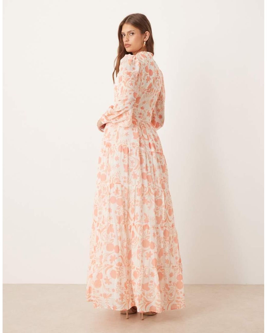 True Decadence Pink High-Neck Maxi Dress