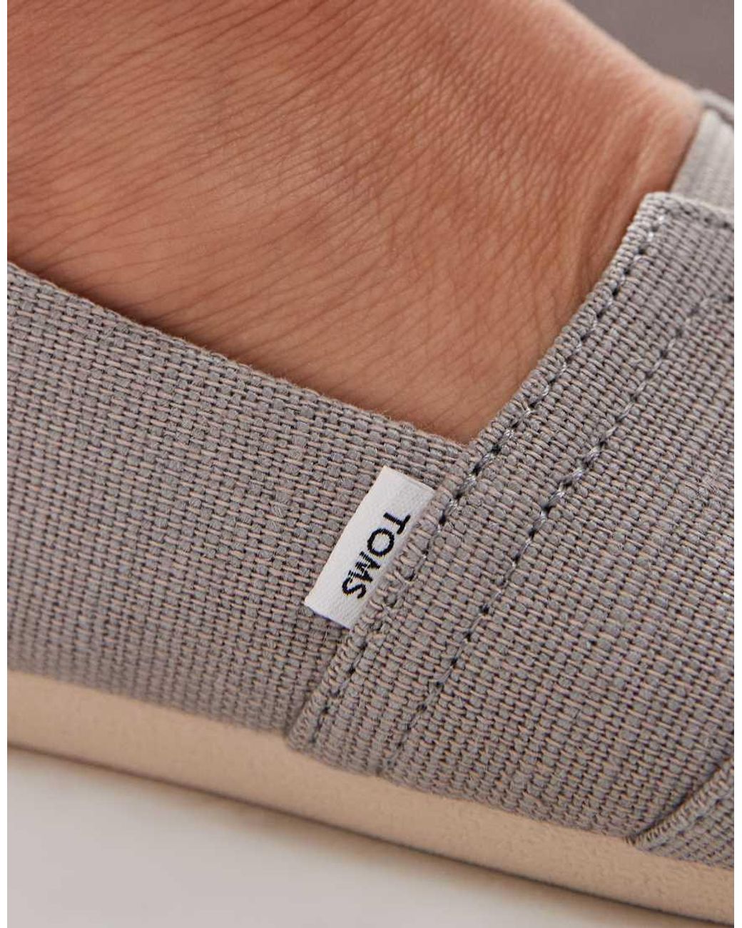 TOMS Gray Alpargata Shoes