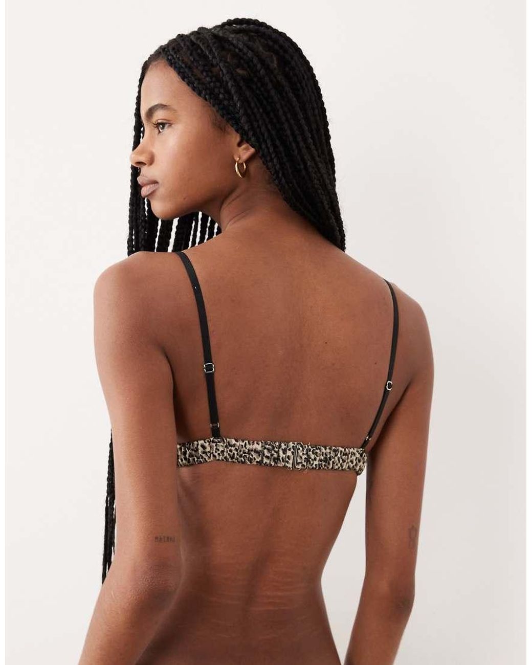 Calvin Klein Black Sexy Satin Triangle Bralette