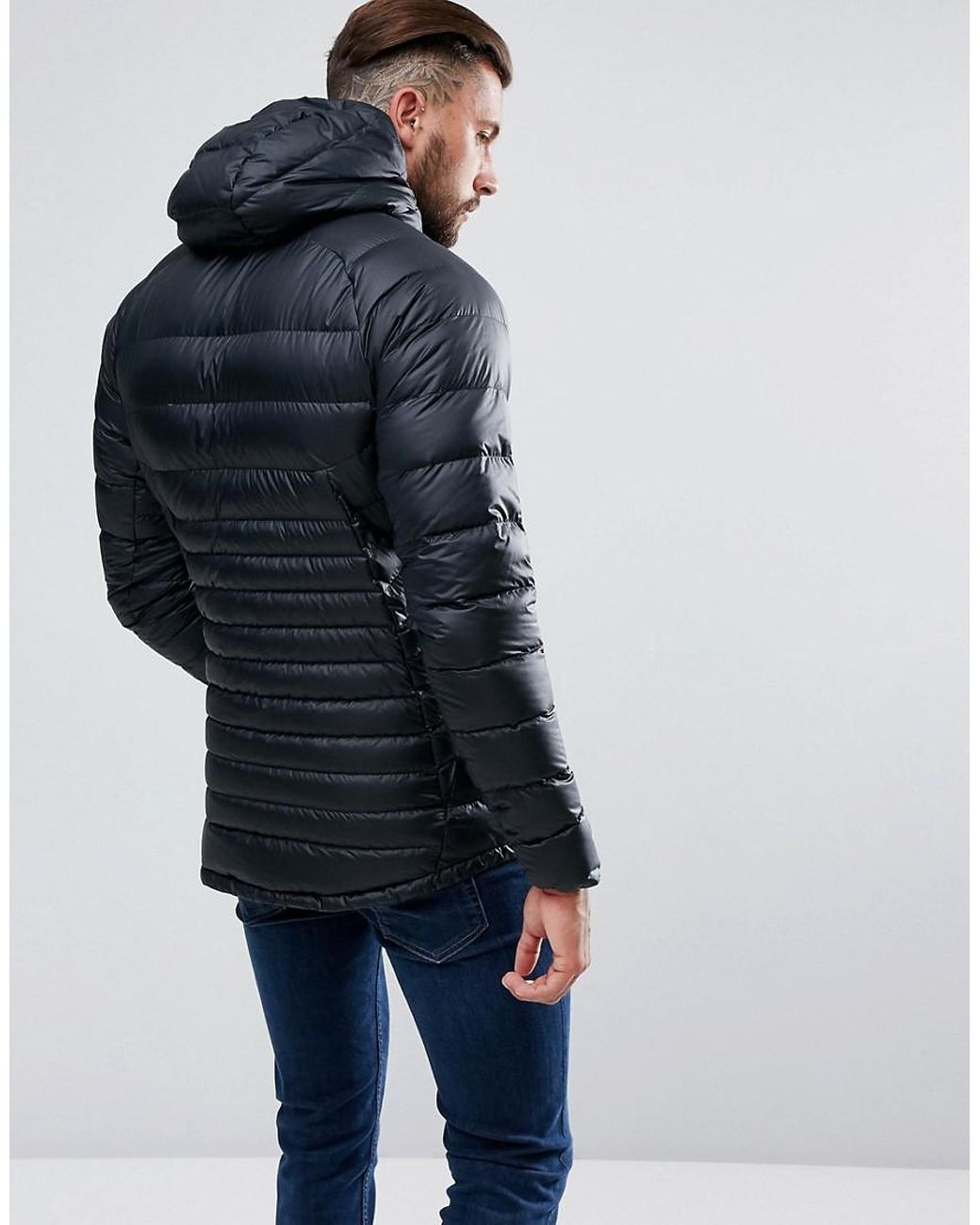 Nike Down Filled Jacket With Hood In Black 866027-010 for Men | Lyst  Australia