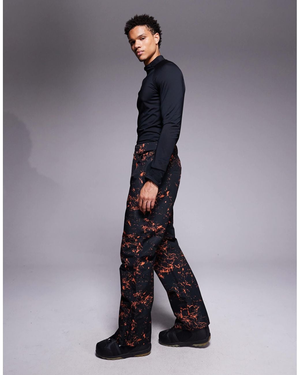 Threadbare Black Ski Trousers for men