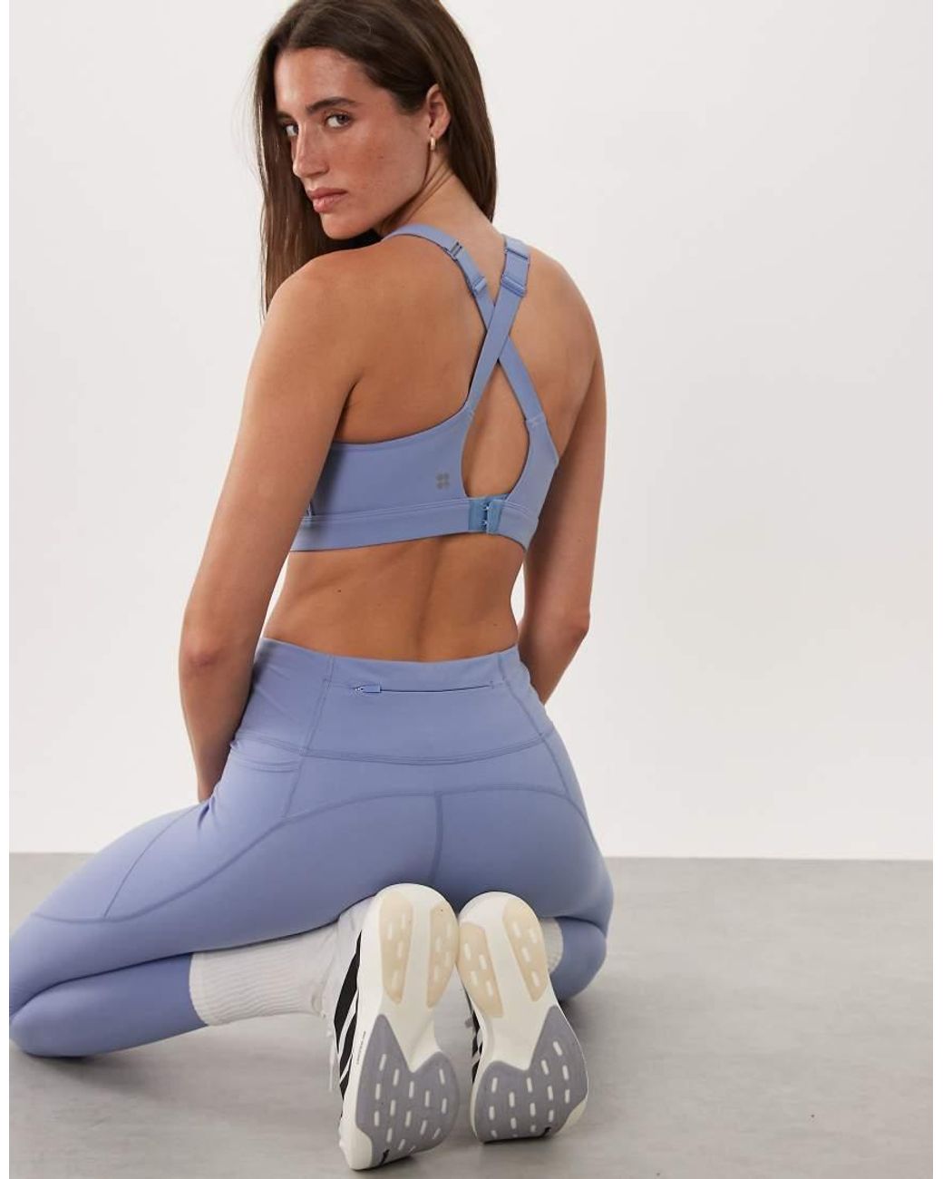 Sweaty Betty Blue Power Pulse Sports Bra