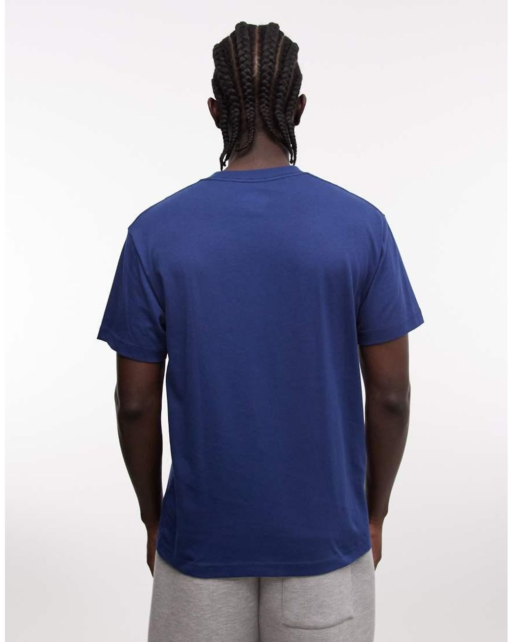 Vans Blue Left Chest Logo T-Shirt for men
