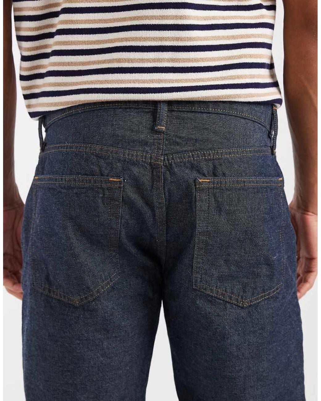 Gap Blue Relaxed Straight Leg Jeans for men