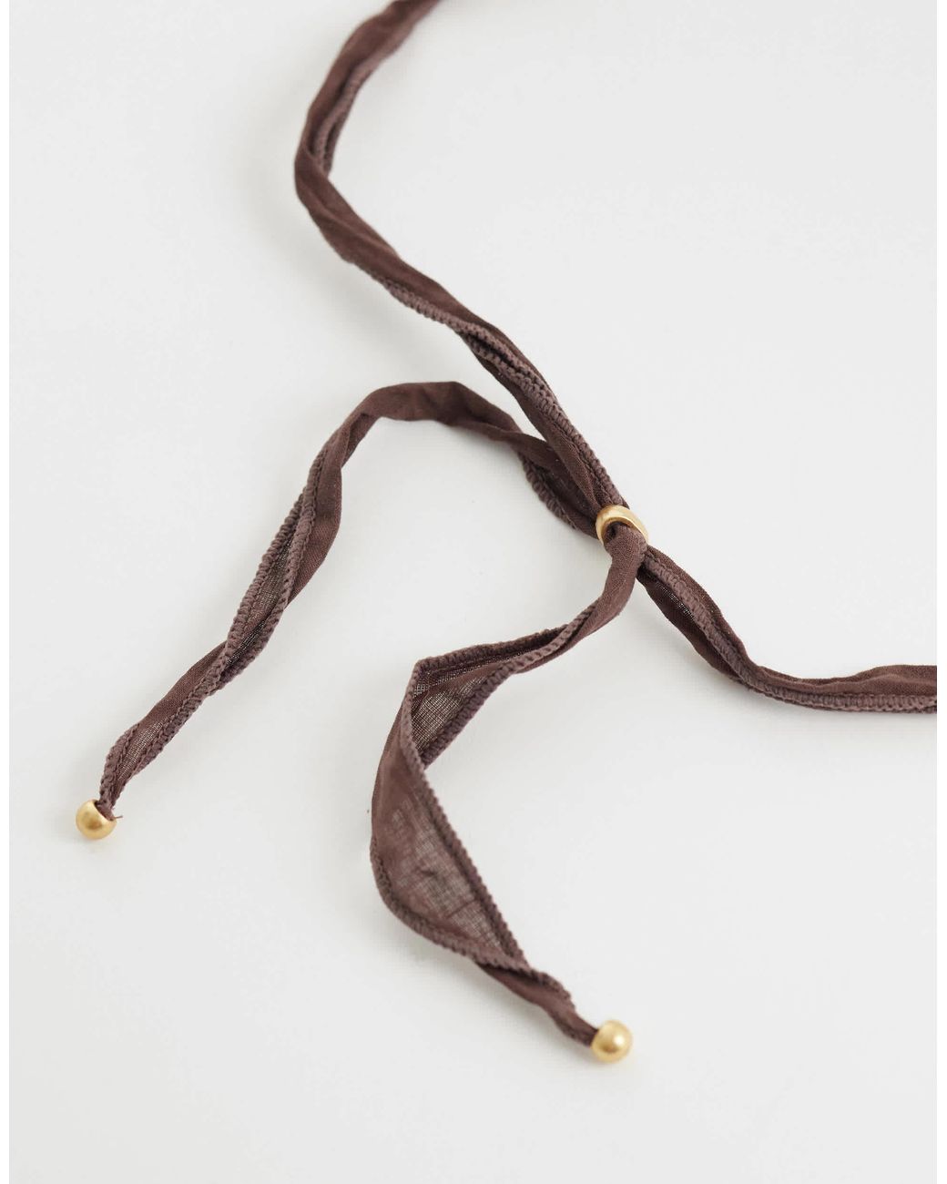 Mango Metallic Rustic Beaded Necklace