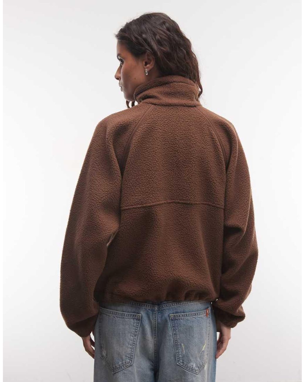 Columbia Brown Spring Half Snap Fleece