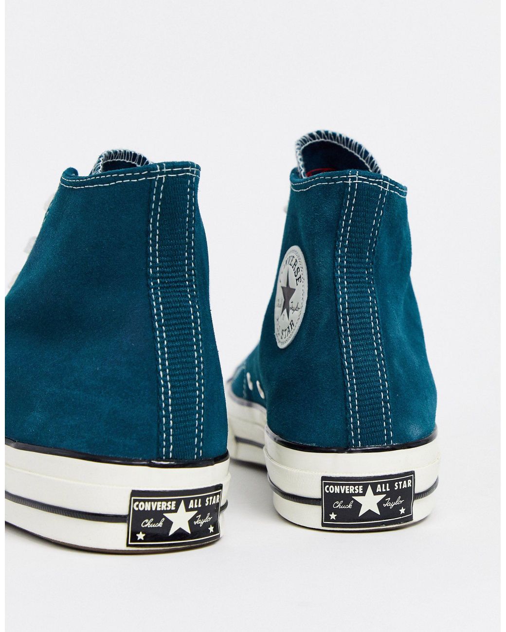 Converse 70's Chuck Taylor Hi Suede Sneakers in Blue for Men | Lyst