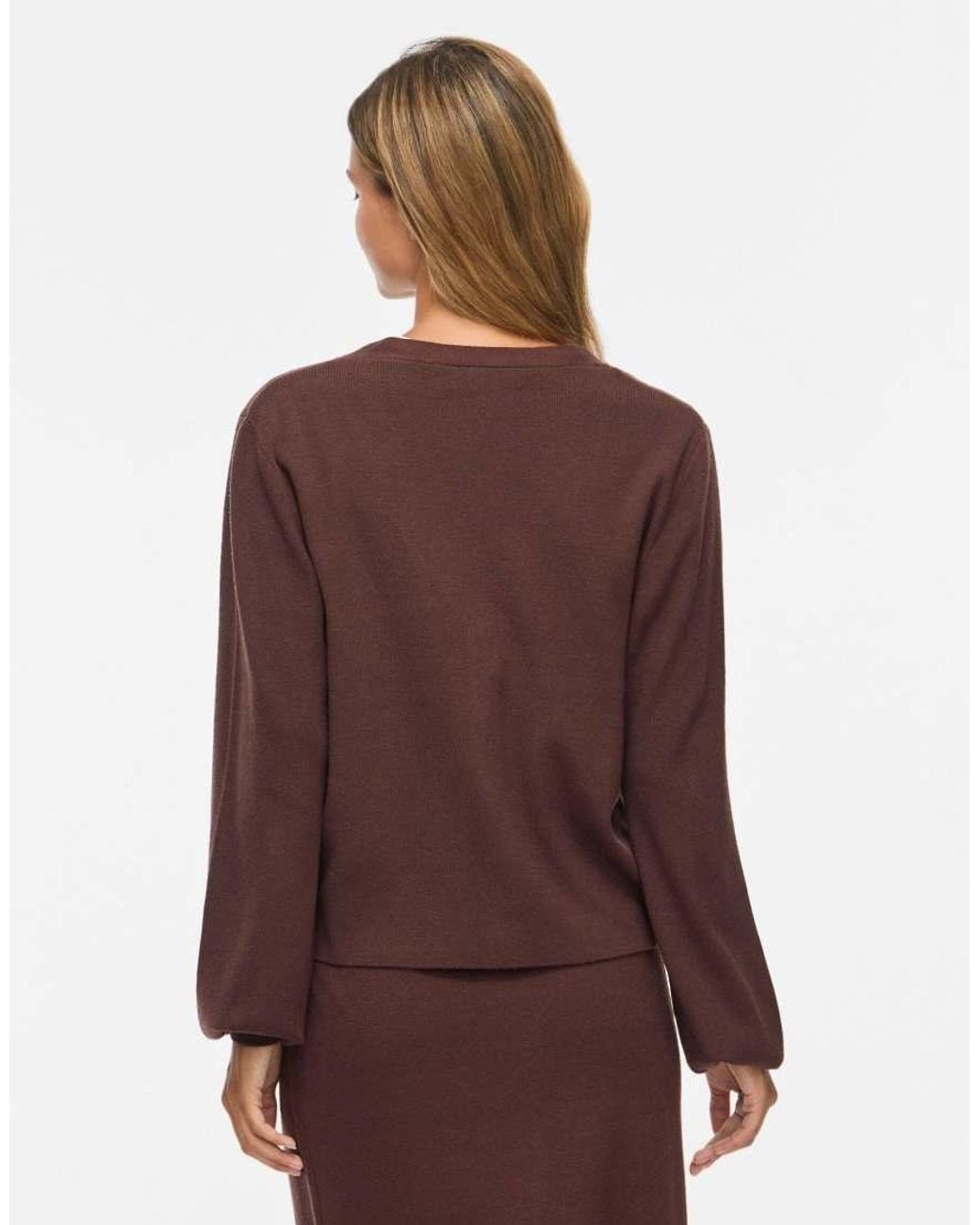 Vila Brown Knitted Cardigan