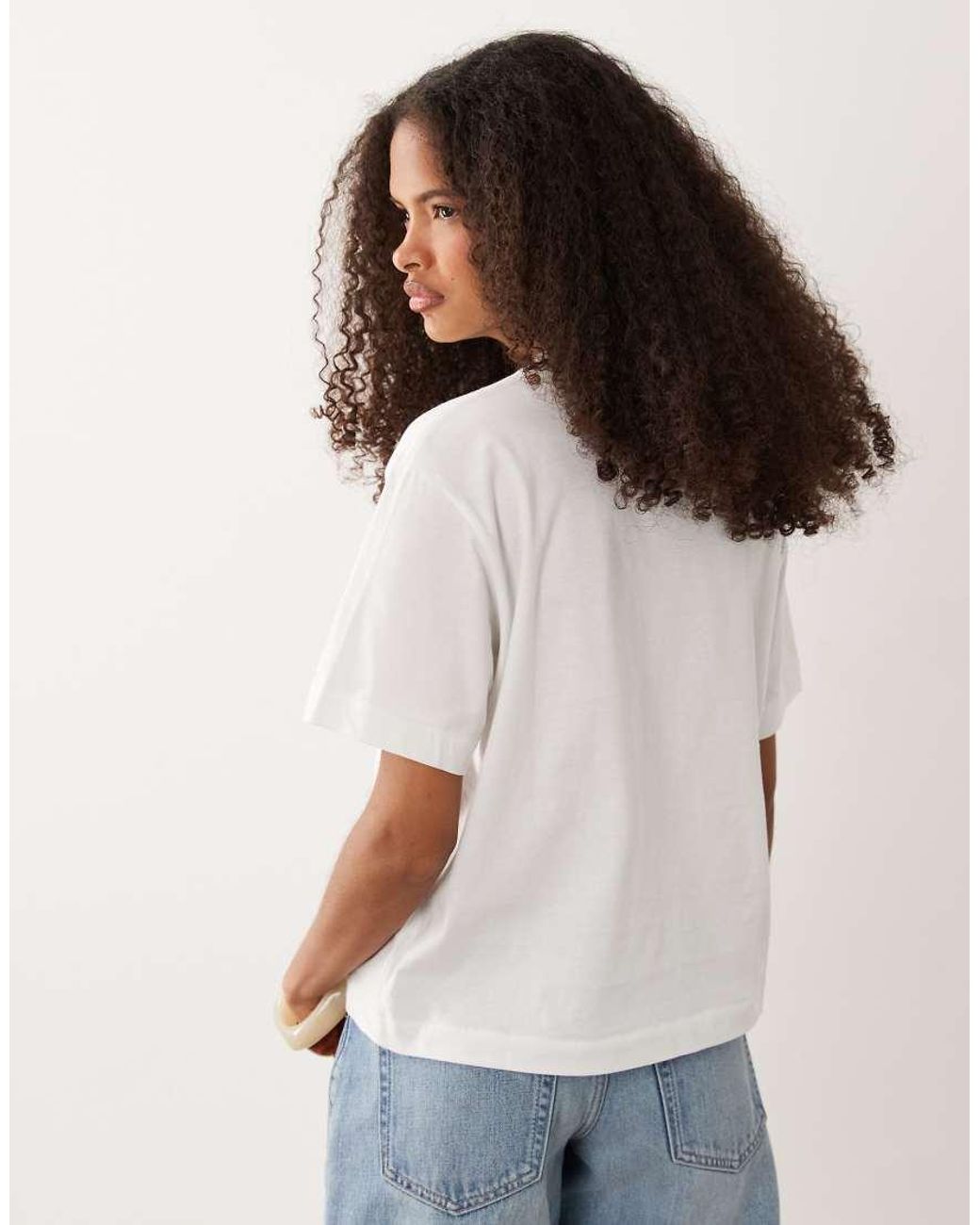Calvin Klein White Monologo Boxy T-shirt