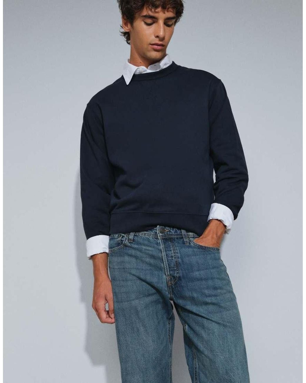Jack & Jones Blue Eddie Loose Fit Jeans for men