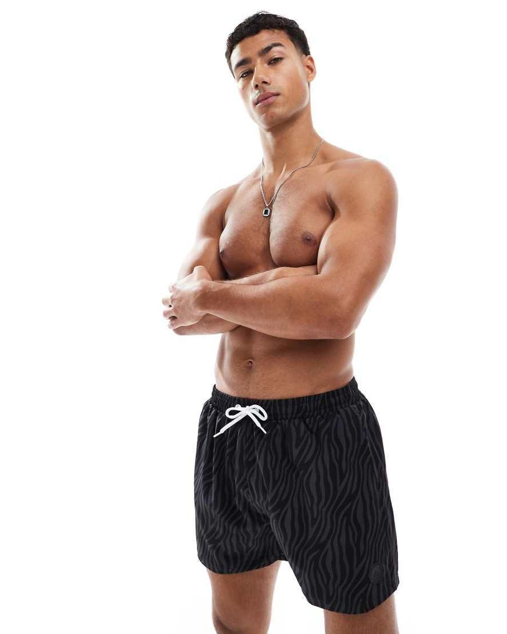 OOSC Blue Tiger Swim Shorts for men